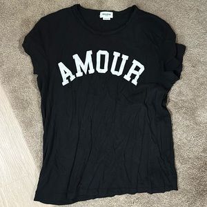 Zadig & Voltaire Amour Black T Shirt